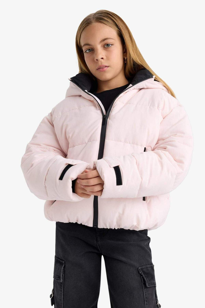 Defacto Çocuk Mont F3512A8 - Açık Pembe