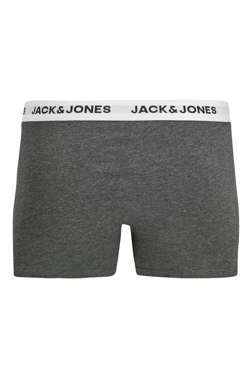 JACK&JONES JACBASIC WHITE WB TRUNKS 5 PACK NOOS 12214455 - Koyu Haki
