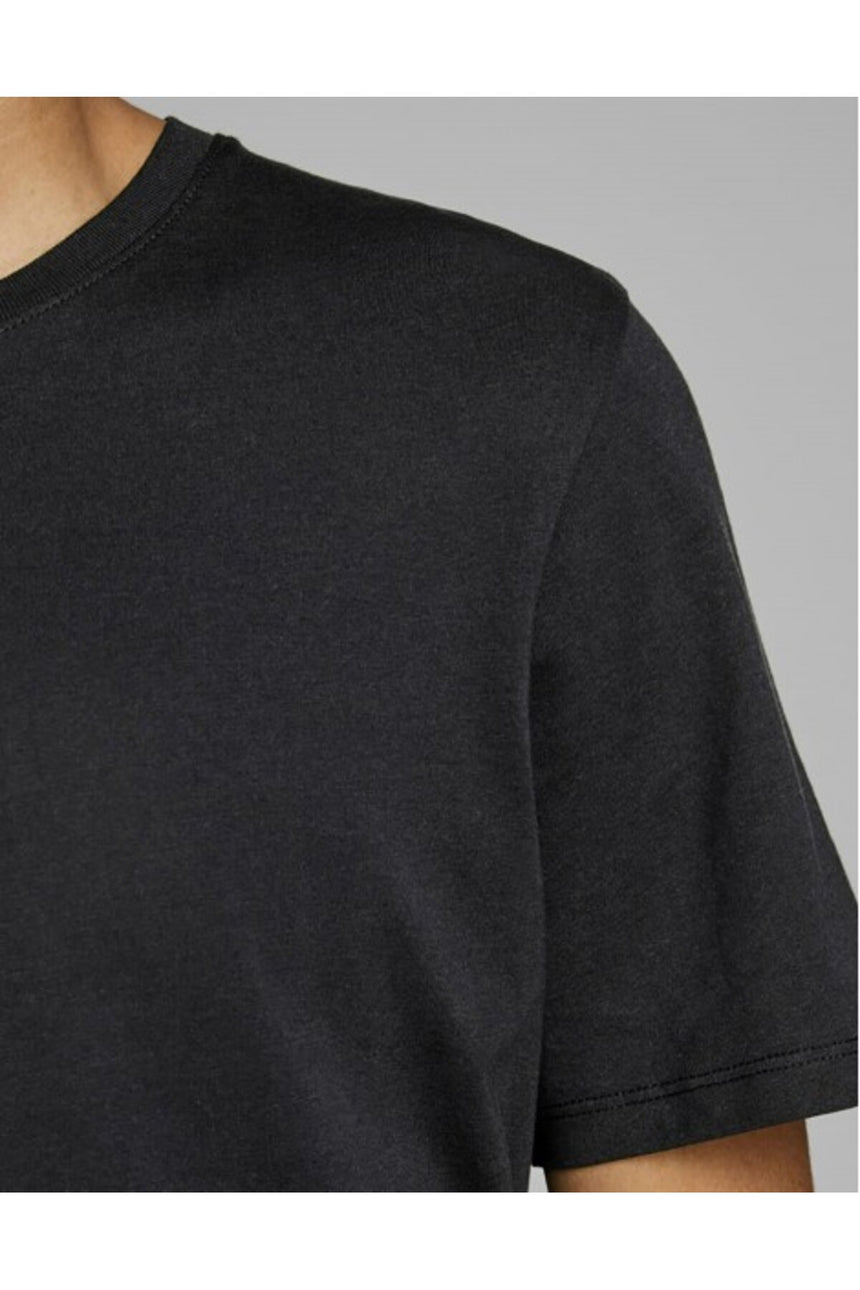 JACK&JONES JJEORGANIC BASIC TEE SS O-NECK NOOS 12156101 - Siyah