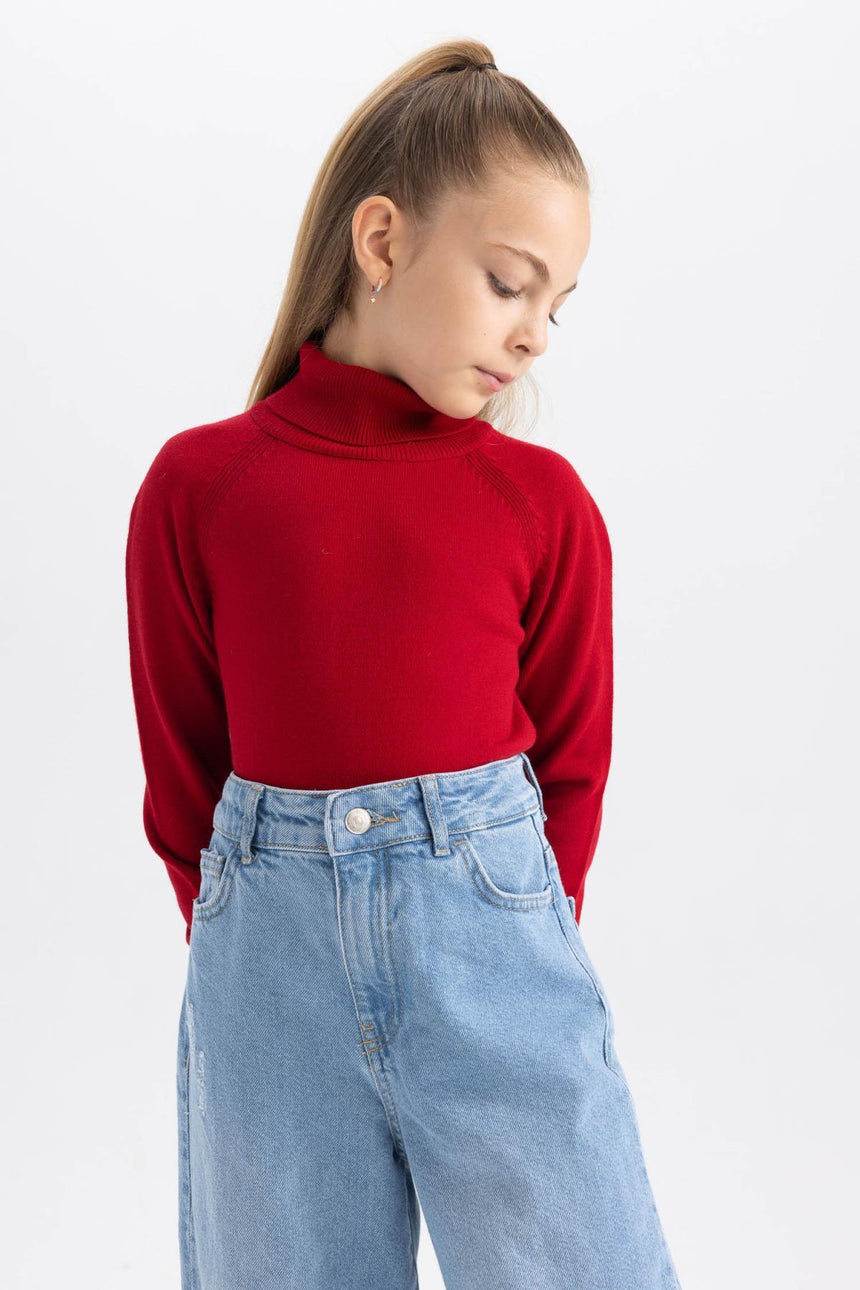 Defacto Çocuk Pullover R1953A6 - Kırmızı