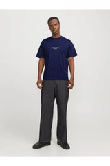 JACK&JONES T-SHIRT 12240121 - Koyu Mavi