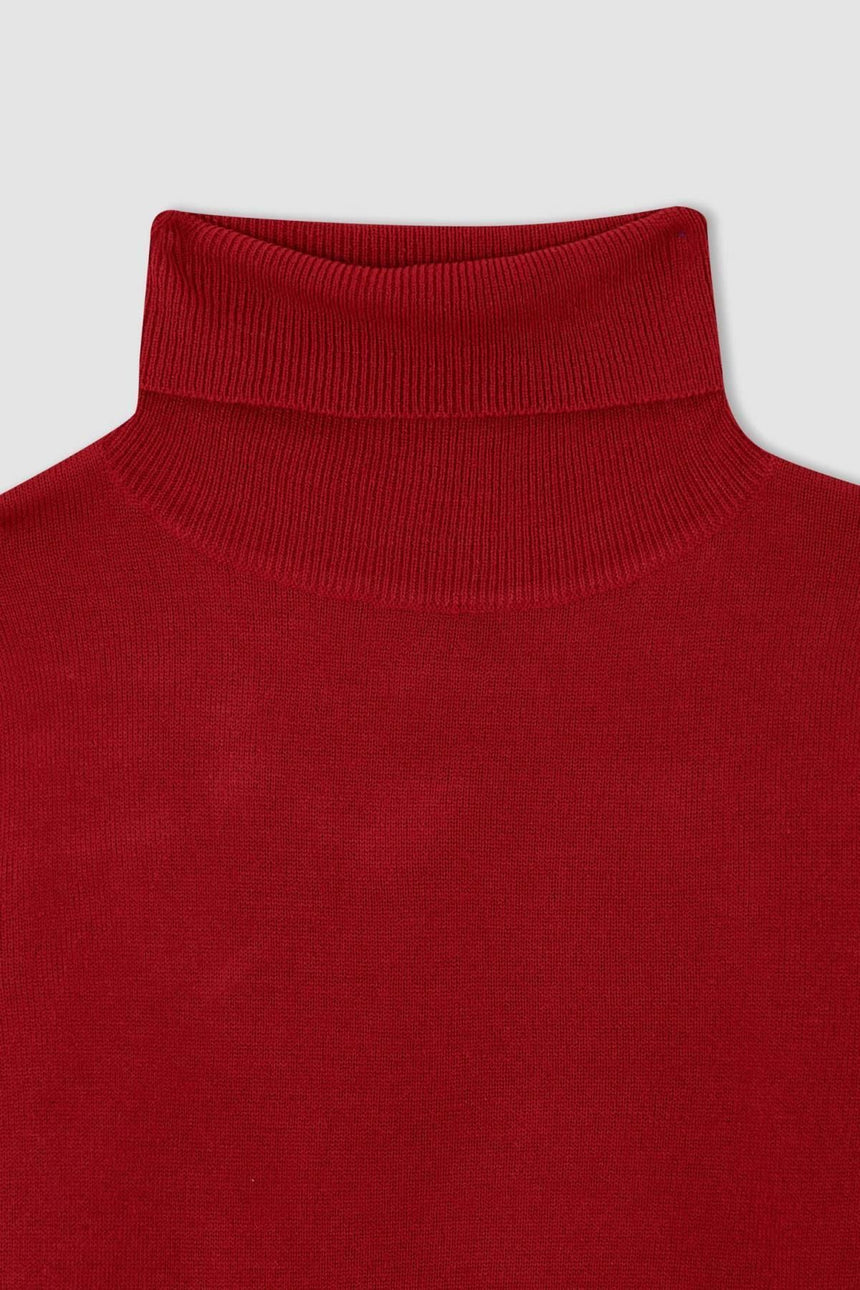 Defacto Kadin Pullover H1651Az - Kırmızı