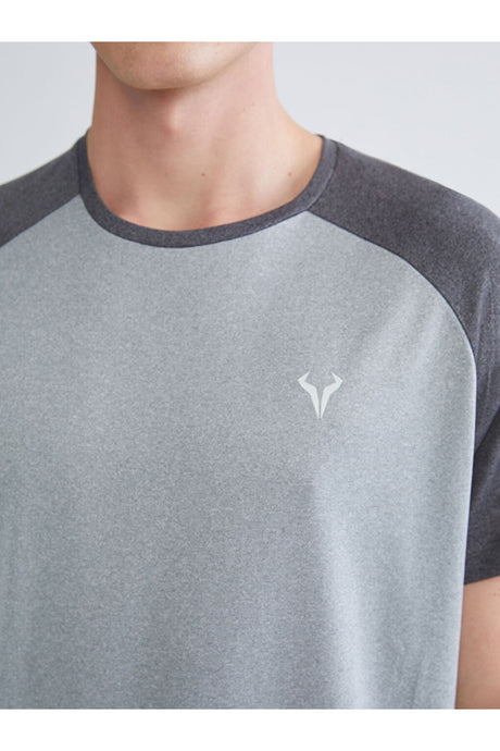 LCW ERKEK W5LV55C8 KK.TSH,A-KATYO BLOCK - Açık Gri