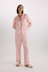 Defacto Kadın Woven Sets C9445Ax - Gül Kurusu