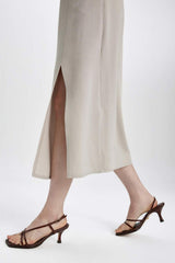 Defacto Kadın Short Sleeve Woven Dress C6130Ax - Kahverengi / Kum Beji
