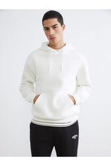 LC Waikiki Erkek Sweatshirt W5M615AA - Ekru
