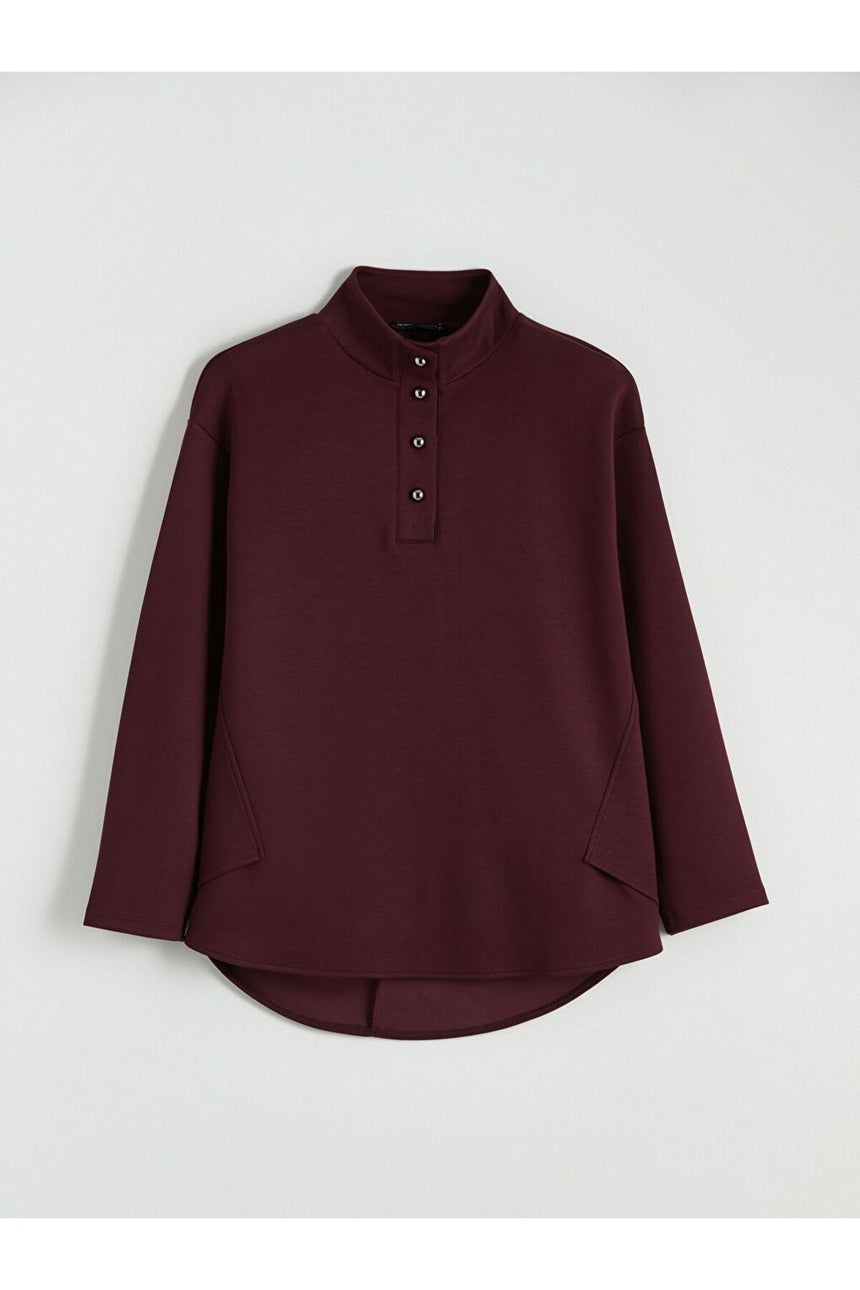 LC Waikiki Kadın Tunik W5K840C8 - Koyu Mor