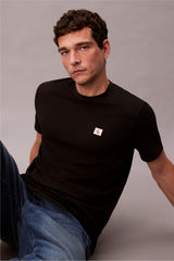 Calvin Klein Erkek SS CLASSIC 30S HERITAGE LBL TEE LV04RC272G - Siyah