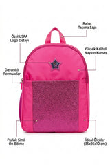 U.S. Polo Assn. Kız Çocuk Sırt Çantası 26198 - Pembe