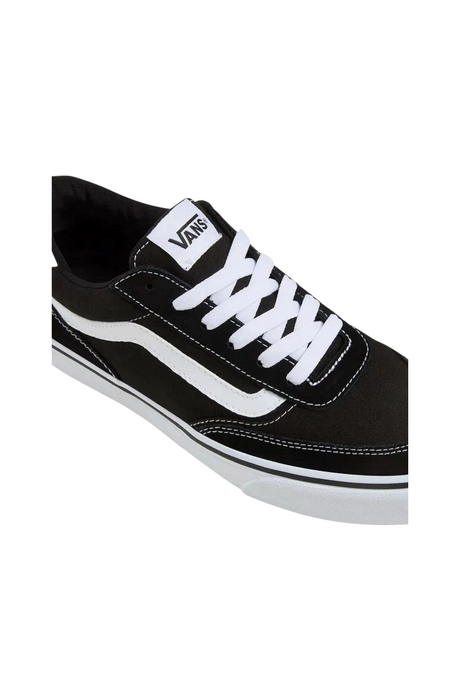 Sporline Vans Brooklyn siyah beyaz tekstil erkek sneaker ayakkabı