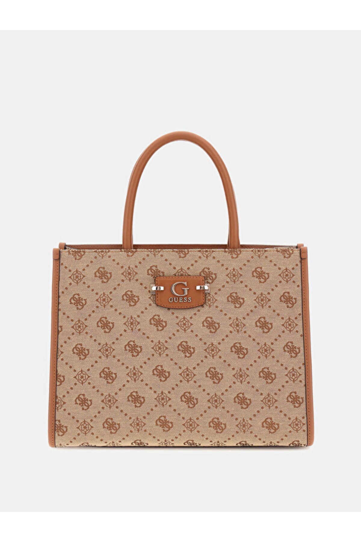 Guess Neda Kadın El Çantası HWJP9654220 - Açık Bej / Kahverengi