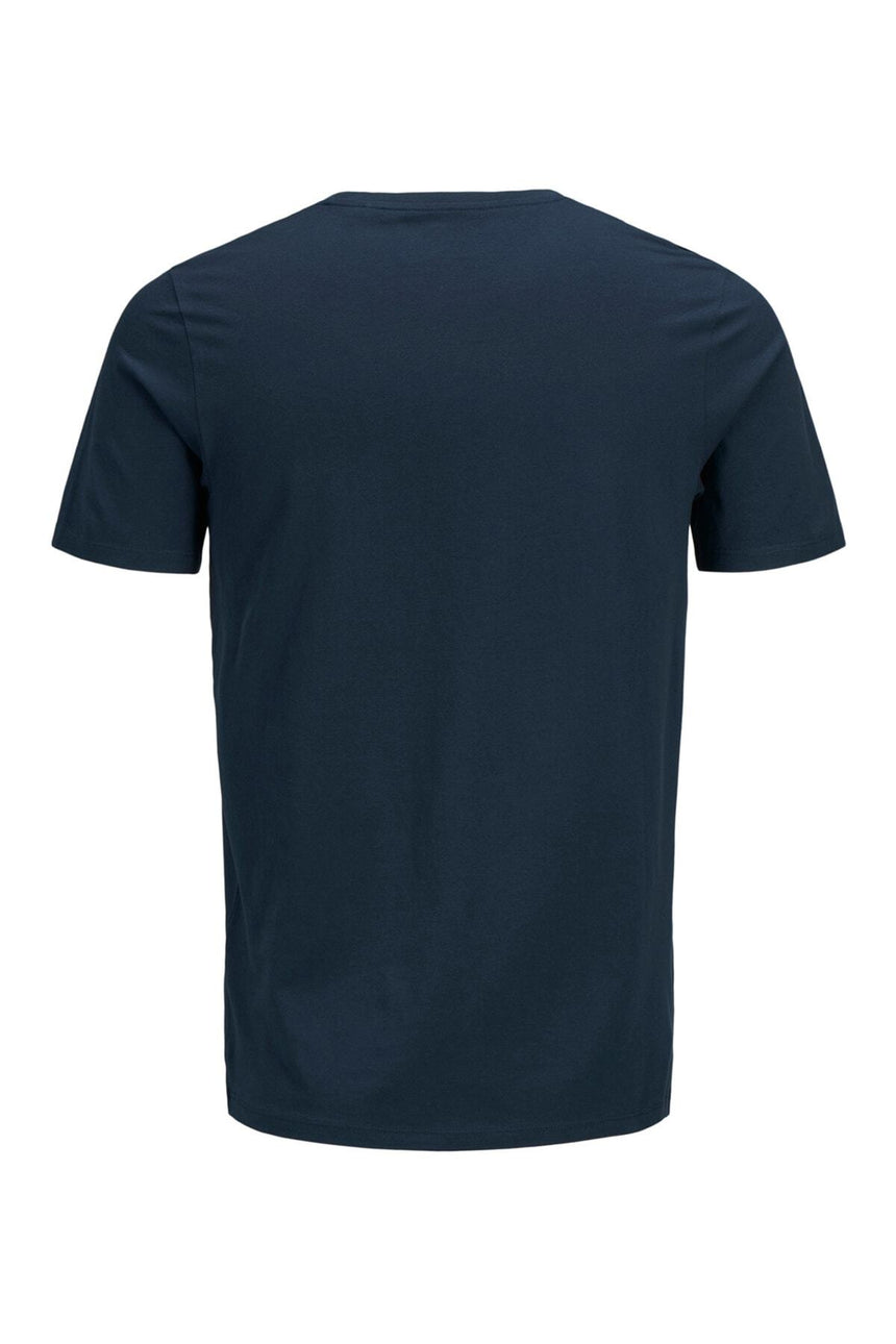 JACK&JONES JJECORP LOGO TEE SS CREW NECK NOOS PLS 12184987 - Koyu Lacivert