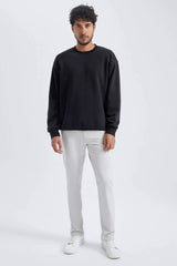 Defacto Erkek Sweat Shirt T5139AZ - Siyah