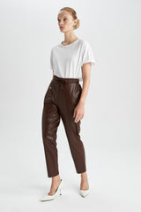 Defacto Kadın Trousers V8072Az - Kahverengi