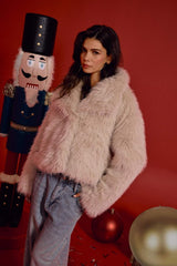 Defacto Kadın Faux Fur F2606Ax - Ekru