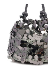 Guess Kadın holıday shıne top ha evenıngs-bags hwem9538750 - Metalik Gri