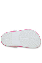 Crocs Kids Crocband Clog 207006 Unisex Terlik - Beyaz / Pembe