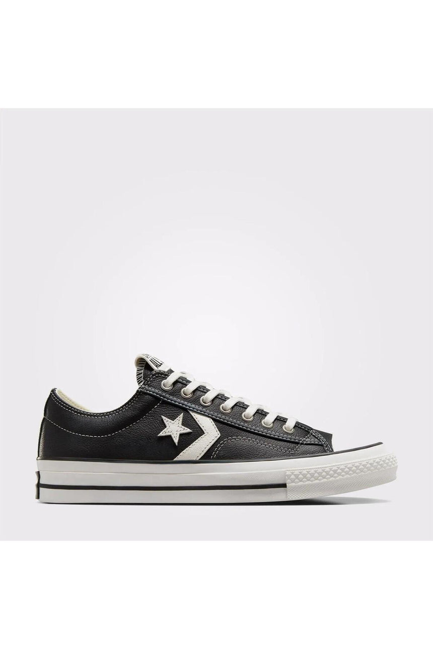 Converse Star Player 76 Fall Leather A06204C.001 - Siyah/Gümüş