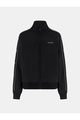 Guess Octavia Kadın Dik Yaka Sweatshirt V5BQ15KCX22 - Siyah