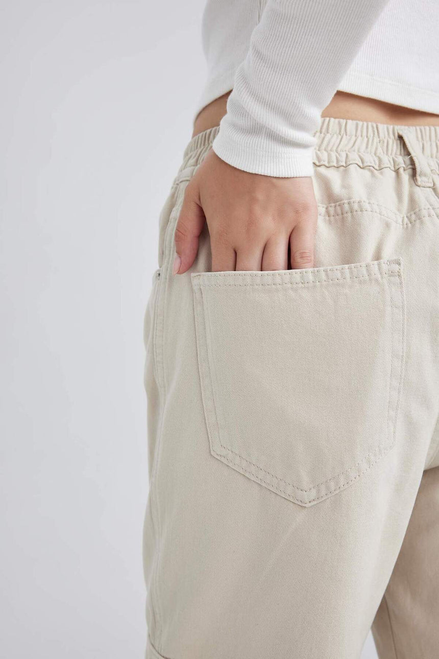 Defacto Kadın Trousers B0454Ax - Kahverengi / Kum Beji