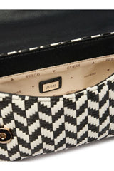 GUESS KADIN TESSI FLAP SHOULDER HWWG7691190 - Siyah