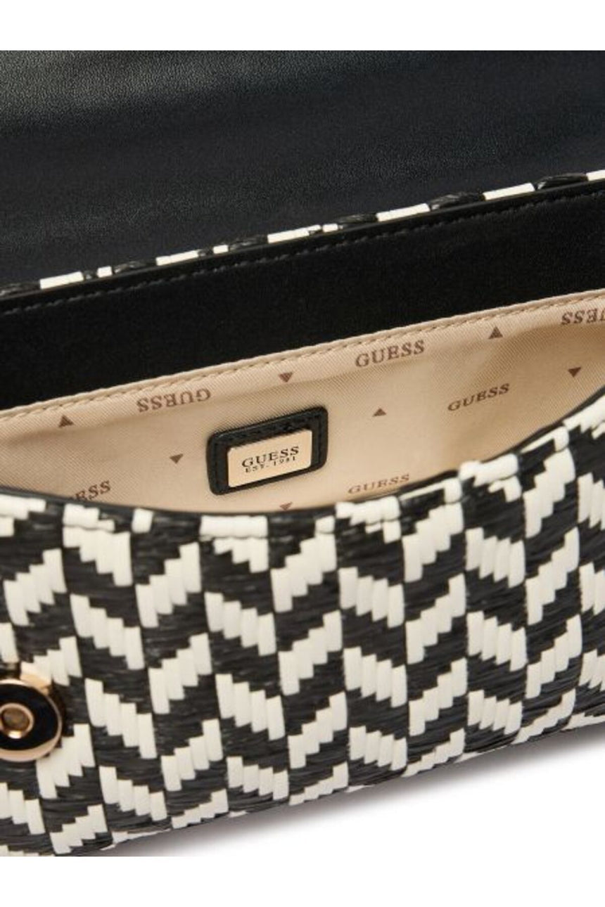 GUESS KADIN TESSI FLAP SHOULDER HWWG7691190 - Siyah