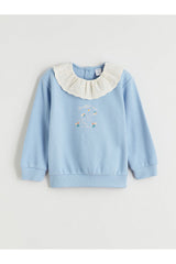 LC Waikiki Çocuk Sweatshirt W5JO08F1 - Pastel Mavi