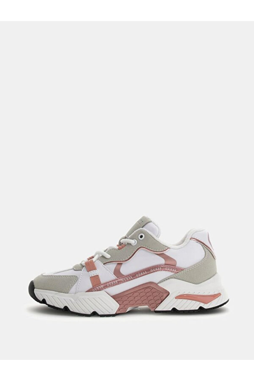 Guess Kadın Carrli5 Fljcar - Beyaz/ Pembe