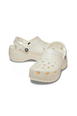 CROCS Classic Platform Glitter ClogW 207241 - Kırık Beyaz