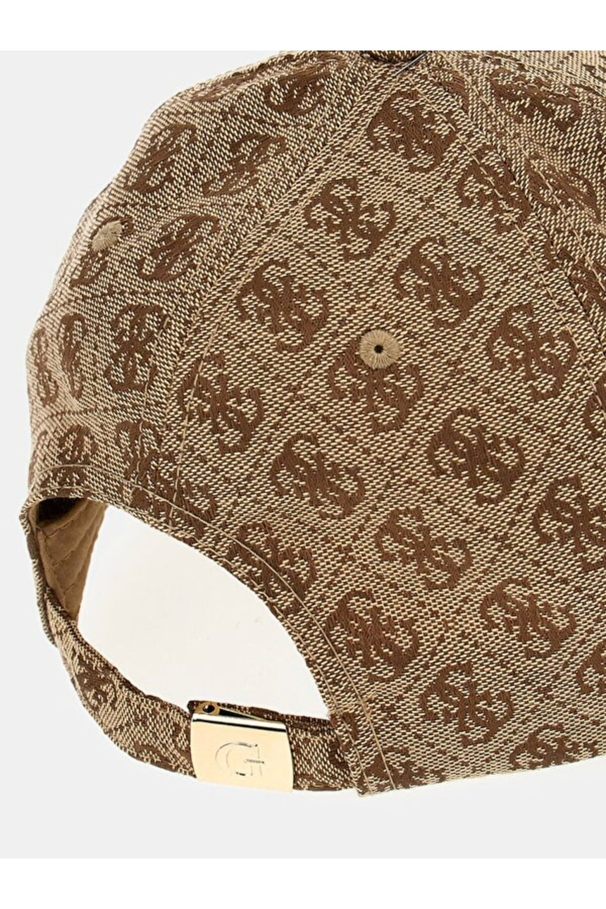 GUESS KADIN KATYA BASEBALL CAP AW5368POL01 - Açık Bej/ Kahverengi