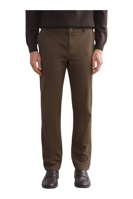 Sporline LC Waikiki kahverengi regular kesim pamuklu erkek pantolon