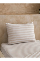LCW HOME S6HE11B8 NVR,STRIPEBEJ-NVR-TK-TKM - Açık Kahverengi