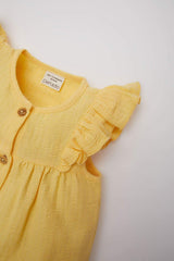 Defacto Çocuk Short Sleeve Shirt C5972A5 - Sarı