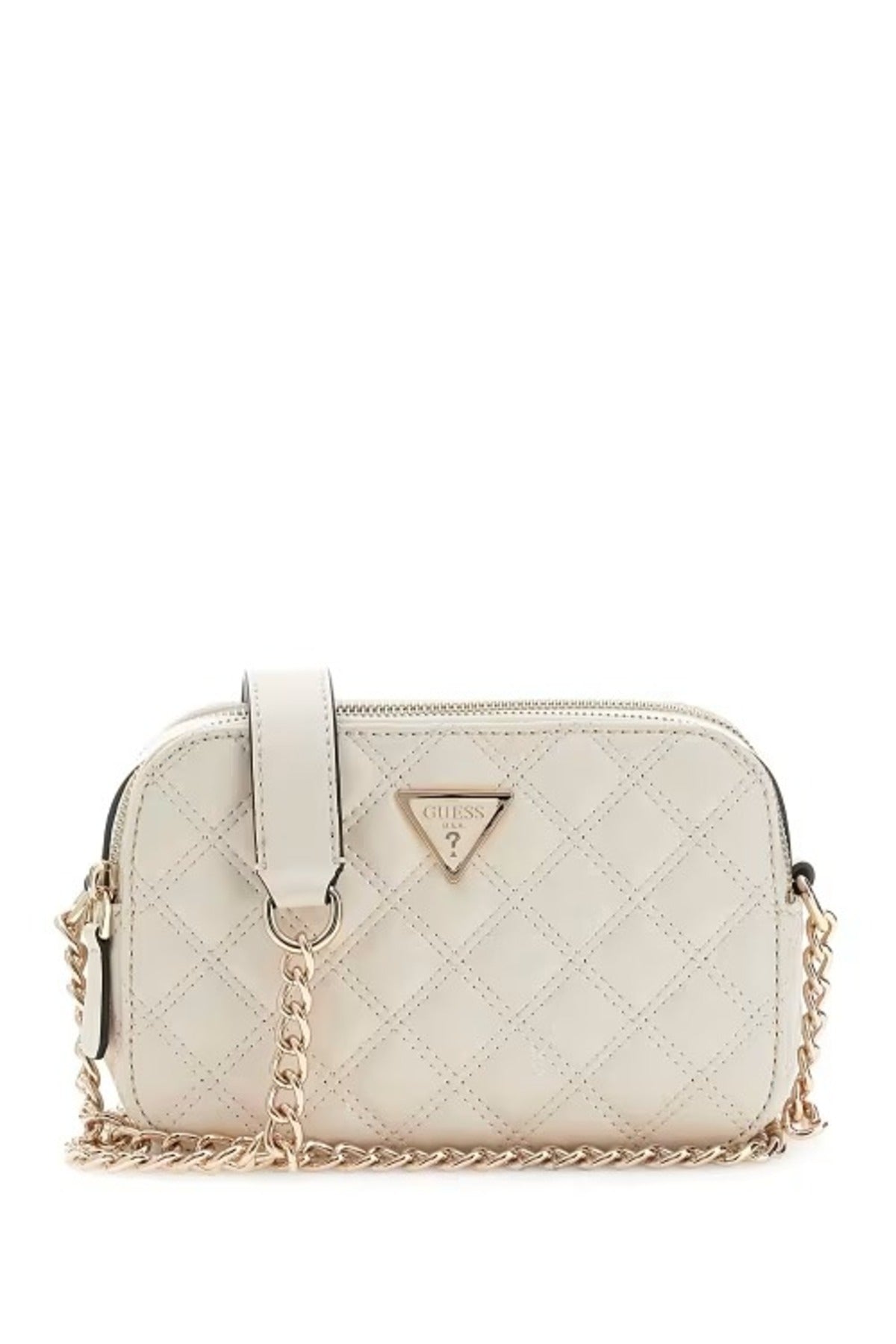 GUESS KADIN GIULLY II CAMERA BAG HWQG9673140 - Krem