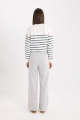 Defacto Kadın Trousers E6350Ax - Gri