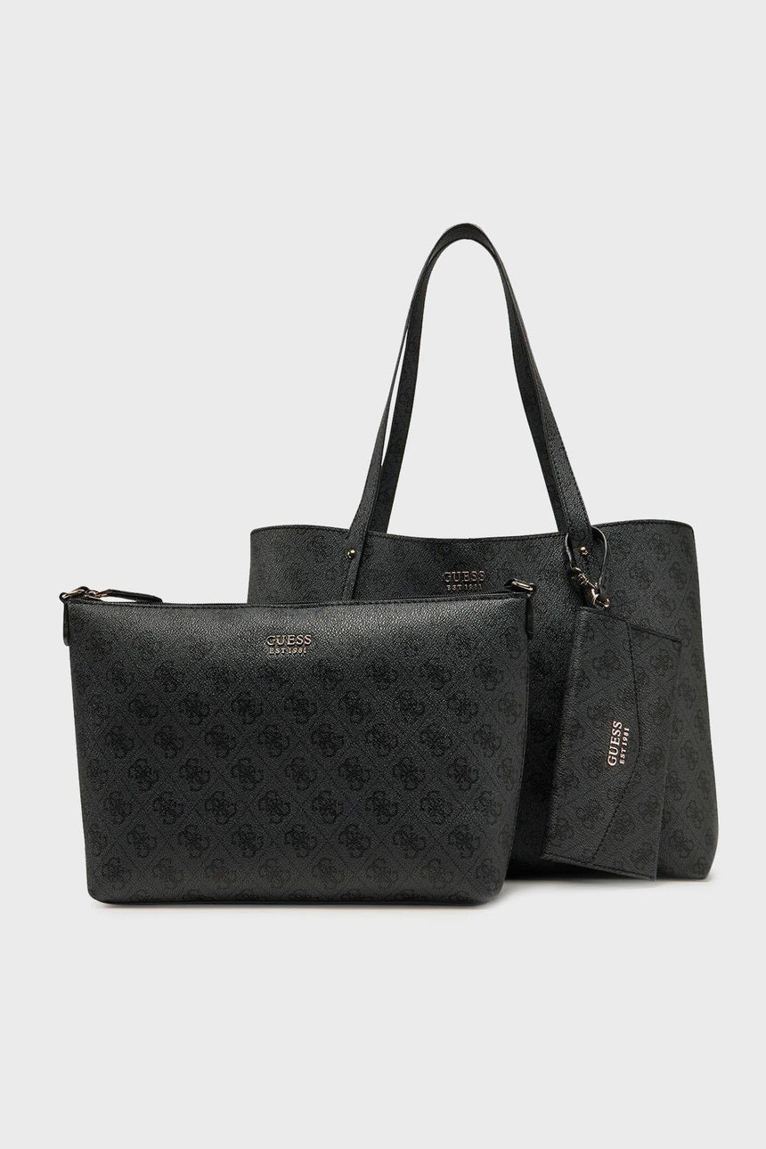 GUESS KADIN BRENTON TOTE HWLG9648230 - Ekru/ Krem