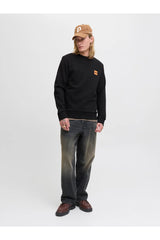 Jack & Jones Rush Erkek Sweatshirt 12298426 - Siyah