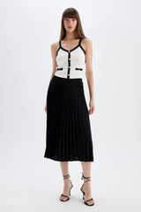 Defacto Kadın Woven Skirt B9014Ax - Siyah