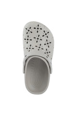 Crocs Unisex Classic Floral Cut Out Clog Cr3038 - Gri/ Kahverengi