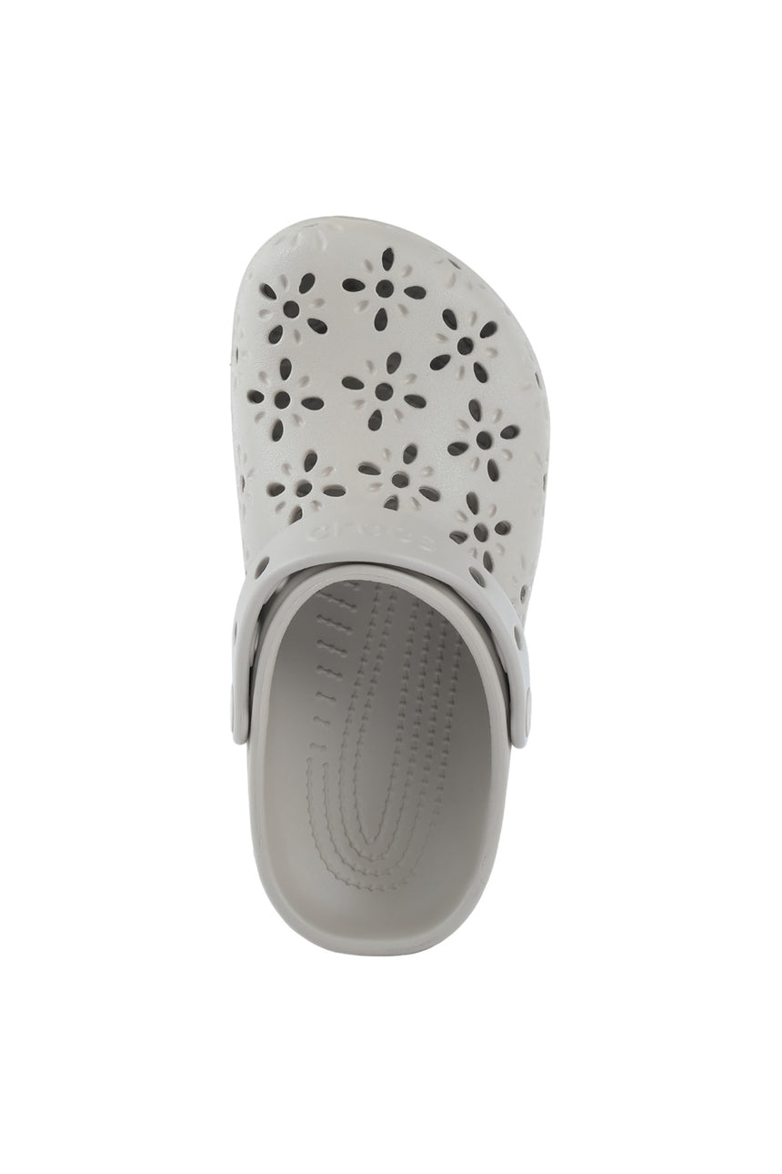 Crocs Unisex Classic Floral Cut Out Clog Cr3038 - Gri/ Kahverengi