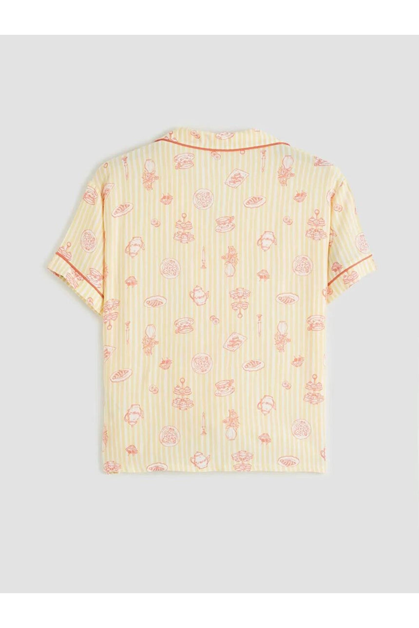 LC Waikiki Kadın Pijama Takımı S6AO02B8 - Ekru