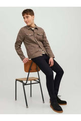 JACK&JONES JJIGLENN JJFELIX GE 046 50SPS NOOS 12113450 - Siyah