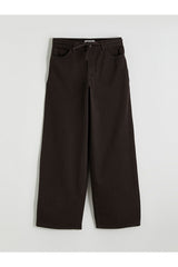 LCW KADIN W5OI67C8 PNT,AMSTERDAM-BAGGY-COLOUR - Koyu Kahverengi