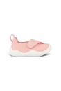 Sporline Vicco pudra pembe renkli, PU malzemeden üretilmiş, cırt cırtlı çocuk sneaker ayakkabısı