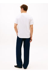 Tommy Hilfiger Erkek BRAND LOVE BIG HILFIGER TEE MW0MW41455 - Beyaz