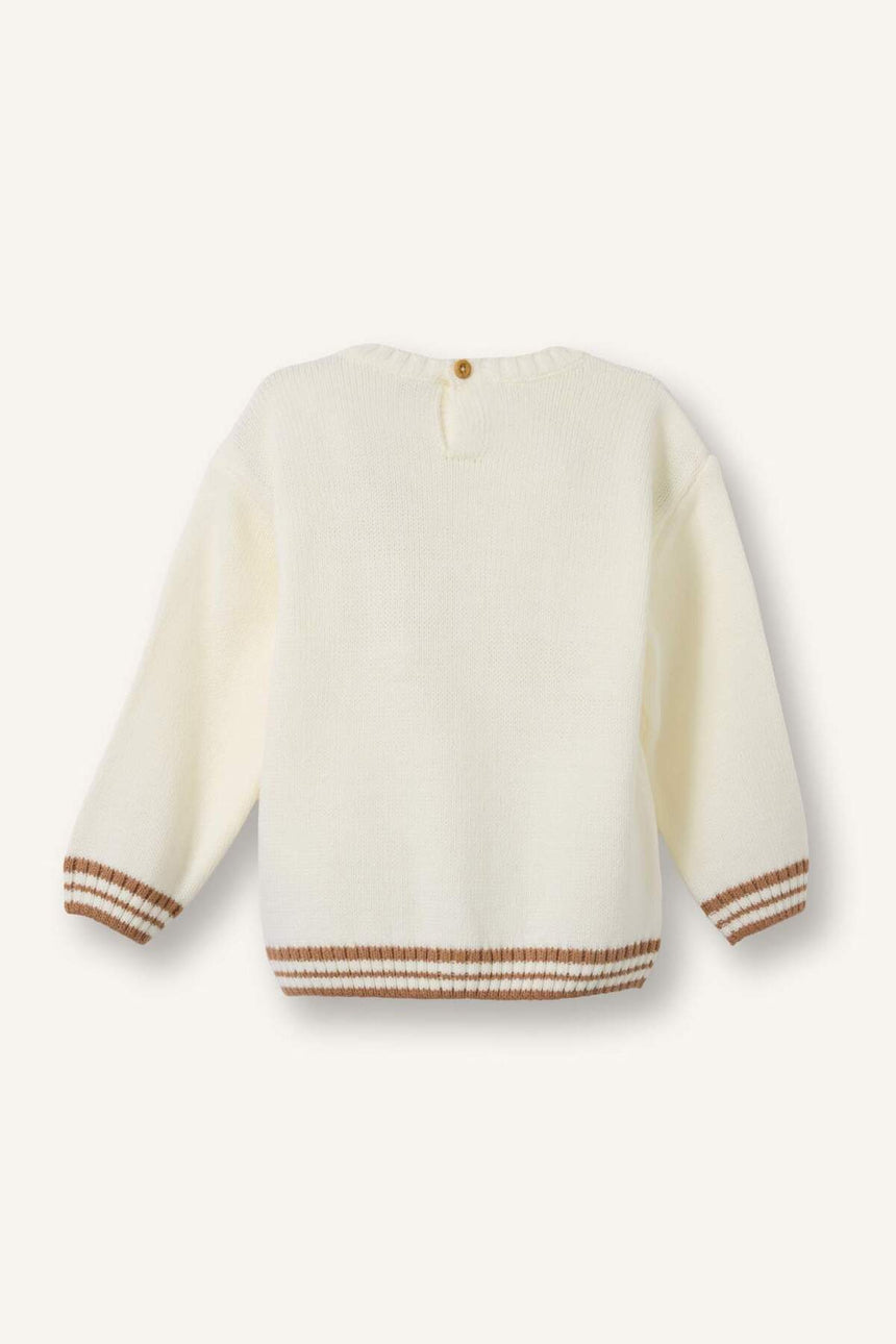 Defacto Çocuk Pullover A3851A5 - Ekru