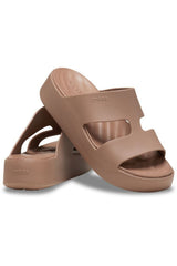 CROCS Getaway Platform H-Strap 209409 - Açık Kahve