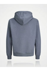 JACK&JONES PLUS JJESOHO SWEAT HOOD NOOS PLS 12279516 - Koyu Gri