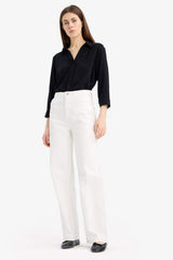Defacto Kadın Long Sleeve Shirt K4655Az - Siyah