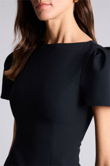 Defacto Kadın Short Sleeve Woven Dress H2740AX - Siyah